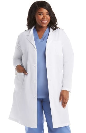 plus size lab coats