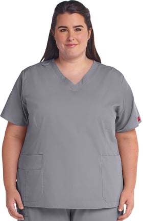 Clearance Ascent by allheart Women's V-Neck Solid Scrub Top
