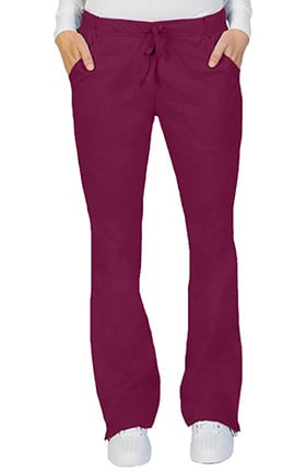 Ascent by allheart Women's Flare Leg Drawstring Scrub Pant