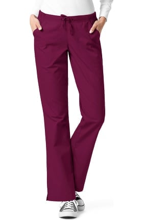 Clearance Ascent by allheart Women's Flare Leg Drawstring Scrub Pant