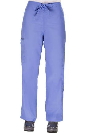 Basics by allheart Women's Drawstring Cargo Scrub Pant