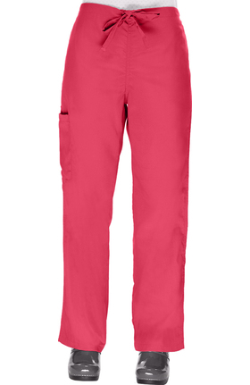 Basics by allheart Women's Drawstring Cargo Scrub Pant
