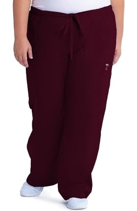 elate by allheart Women's Elastic Waist Cargo Scrub Pant