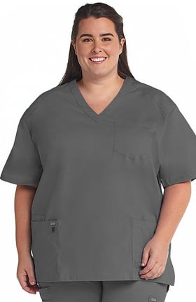 elate by allheart Unisex V-Neck Solid Scrub Top