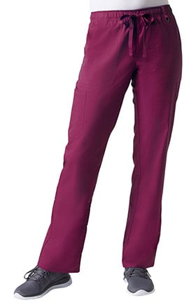 Clearance C3 by allheart Women's COOLMAX Elastic Drawstring Waist Cargo Scrub Pant