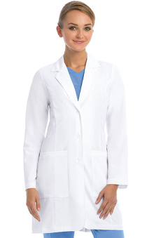 Signature by Grey's Anatomy Women's 3 Pocket Stretch 35'' Lab Coat