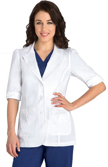 Lab Coats by Barco Uniforms Women's Short Sleeve 28