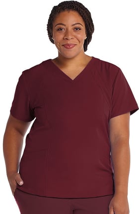 Barco One Women's V-Neck Solid Scrub Top