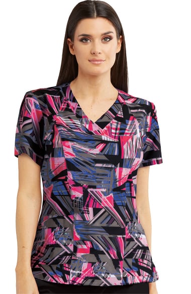 Barco One Women's Digital Dreams Print Scrub Top | Allheart.com