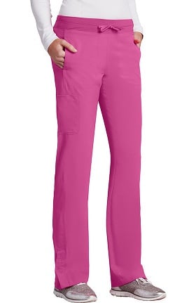 Clearance Barco One™ Women's Knit Waistband Cargo Track Scrub Pant