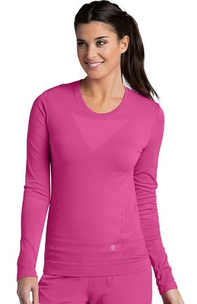 Clearance Barco One™ Women's Long Sleeve Seamless Solid T-Shirt