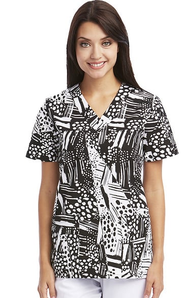 barco print scrub tops