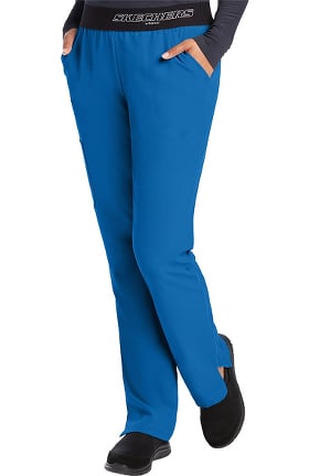 Skechers Women's Vitality Logo Elastic Waistband Scrub Pant