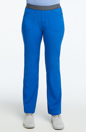 Infinity by Cherokee Women's Rib Yoke Waist Pull On Scrub Pants
