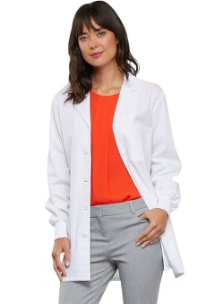 Professional Whites by Cherokee Women's Knit Cuff 32" Lab Coat