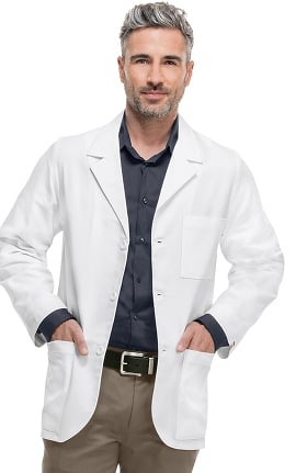 Clearance Professional Whites by Cherokee MED MAN Consultation 31" Lab Coat