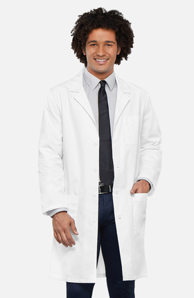Professional Whites by Cherokee Unisex with Side Slit Openings 40" Lab Coat