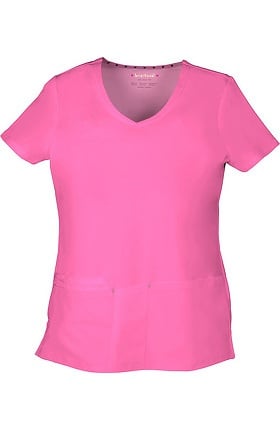Clearance Shine On! by heartsoul Women's True Love V-Neck Solid Scrub Top