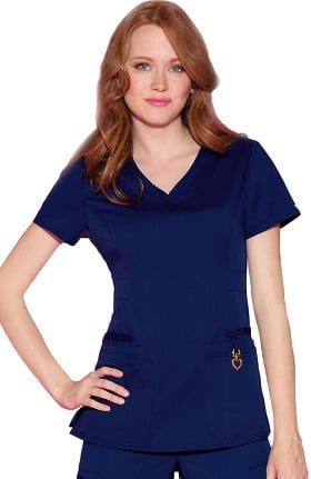 Head Over Heels by heartsoul Women's Beloved V-Neck Scrub Top
