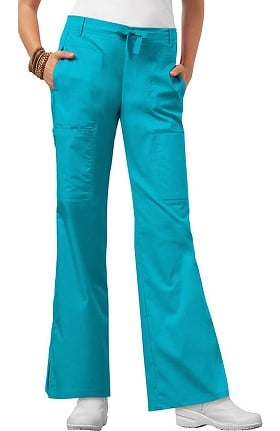 Luxe by Cherokee Women's Flare Leg Drawstring Scrub Pant
