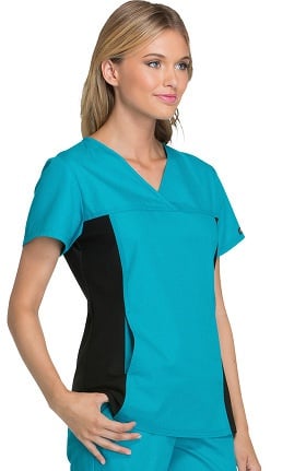 Flexibles by Cherokee Women's V-Neck Solid Scrub Top