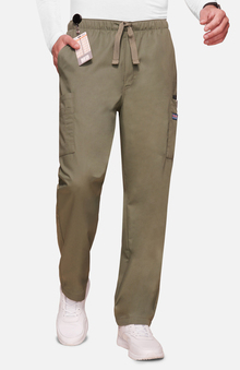 Cherokee Workwear Originals Men's Drawstring Cargo Scrub Pant
