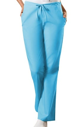 Cherokee Workwear Originals Women's Natural Rise Flare Leg Scrub Pants