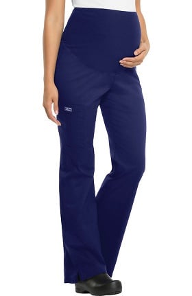 Core Stretch by Cherokee Workwear Women's Maternity Knit Waist Scrub Pant