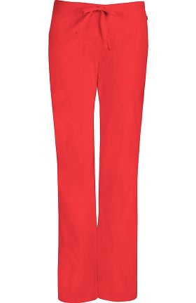 Clearance code happy Women's Mid-Rise Flare Leg Drawstring Scrub Pant