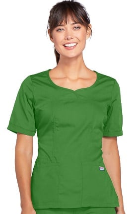 Clearance Cherokee Workwear Originals Women's Novelty V-Neck Solid Scrub Top