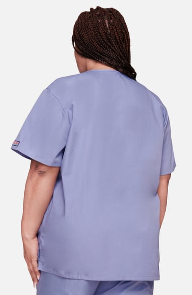 Cherokee Workwear Originals Unisex V-Neck 3-Pocket Solid Scrub Top