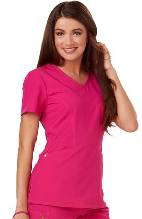 Clearance Careisma by Sofia Vergara Women's Sofia V-Neck Solid Scrub Top