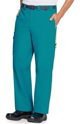 code happy Men's Straight Leg Belted Cargo Pant