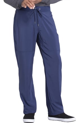 Infinity by Cherokee Men's Tapered Leg Knit Waistband Drawstring Scrub Pant