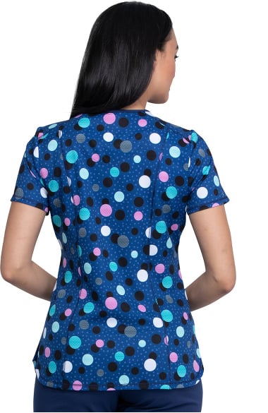 polka dot scrub top