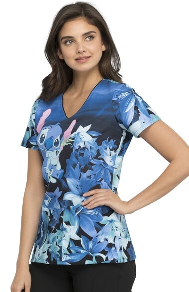 Tooniforms by Cherokee Women's Stitch And Scrum Print Scrub Top | allheart.