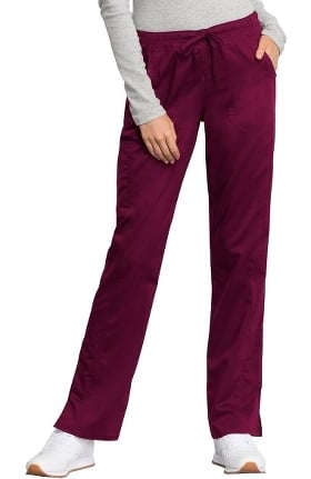 Revolution Tech by Cherokee Workwear Women's Drawstring Cargo Scrub Pant