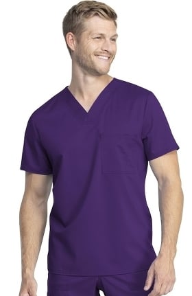 Revolution Tech by Cherokee Workwear Unisex V-Neck Solid Scrub Top