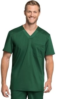 Revolution Tech by Cherokee Workwear Men's V-Neck Solid Scrub Top
