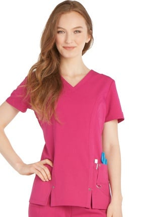 Xtreme Stretch by Dickies Women's V-Neck Solid Scrub Top