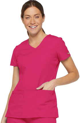 EDS Signature by Dickies Women's V-Neck Solid Scrub Top