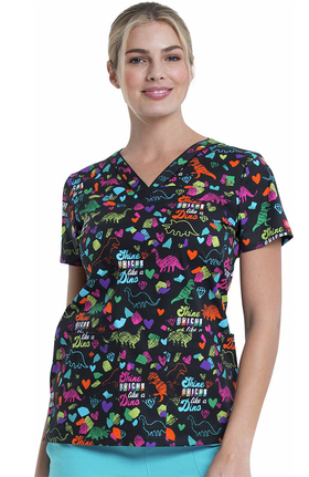 Dickies Print Scrub Tops | allheart.com