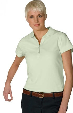 polo shirt with scrub pants