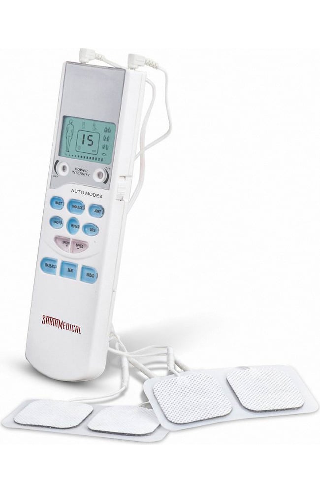 Santamedical Tens Handheld Electronic Pulse Massager Unit With 6 Modes