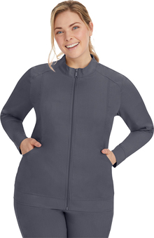 Purple Label by Healing Hands Women's Dakota Zip Front Scrub Jacket