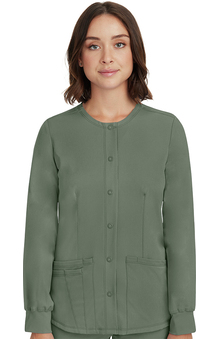 HH Works by Healing Hands Women's Megan Button Front Jacket