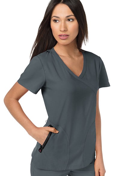 Download Clearance koi Lite Women's Unity Mock Wrap Solid Scrub Top ...