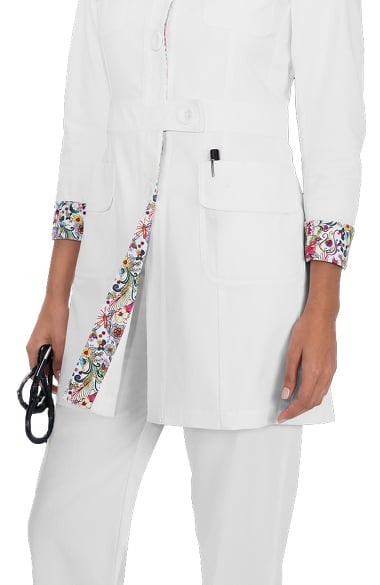 Koi Women S Geneva With Contrast 35 Lab Coat Allheart Com