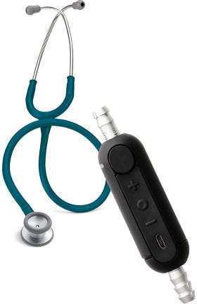 Classic Pediatric and Infant Stethoscopes by 3M Littmann Classic II Pediatric Stethoscope & Eko CORE Digital Attachment Kit