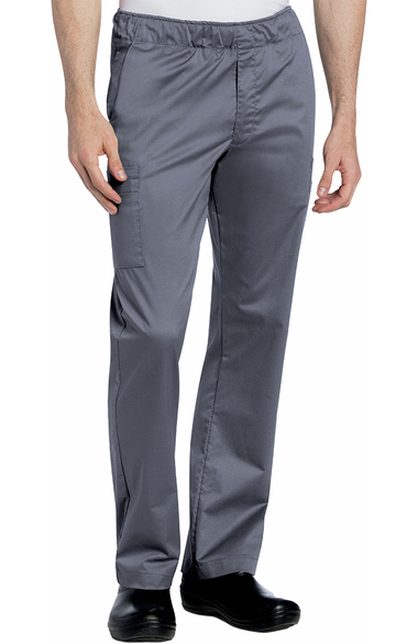 mens full elastic waist cargo pants